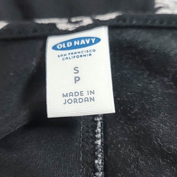 Old Navy Black‎ & White Floral Long Sleeve Dress - Picture 9 of 10